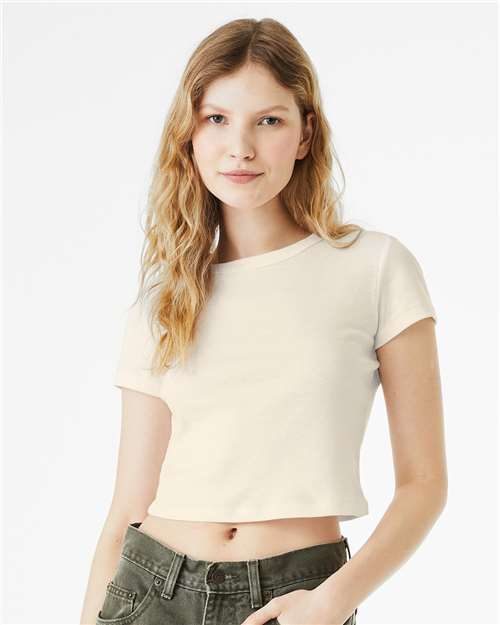 BELLA + CANVAS 1010 - Women's Micro Rib Baby Tee BELLA + CANVAS