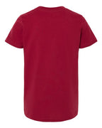 BELLA + CANVAS 3001Y - Youth Jersey Tee - Cardinal