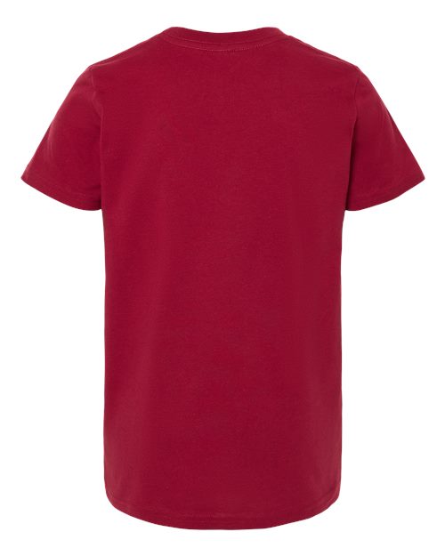 BELLA + CANVAS 3001Y - Youth Jersey Tee - Cardinal