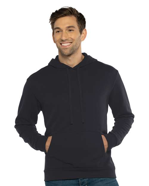 Next Level 9304 - Unisex Laguna Sueded Hoodie Sweatshirt - Black