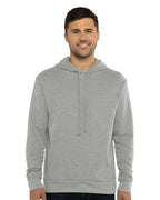 Next Level 9304 - Unisex Laguna Sueded Hoodie Sweatshirt - Heather Grey