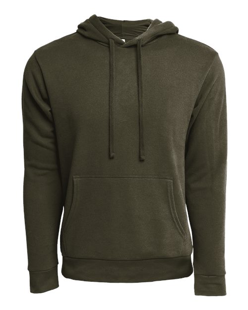 Next Level 9304 - Unisex Laguna Sueded Hoodie Sweatshirt - Military Green
