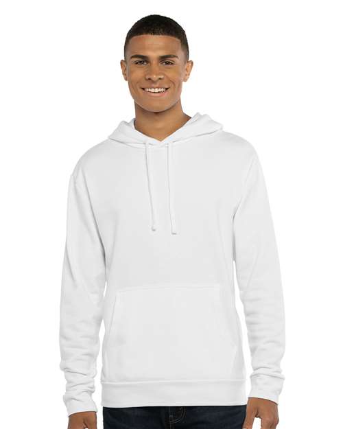 Next Level 9304 - Unisex Laguna Sueded Hoodie Sweatshirt - White