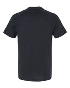 BELLA + CANVAS 3201 - Men's Heather CVC Raglan Tee - Solid Black Blend