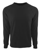 Next Level 9000 - Unisex Laguna Raglan Crewneck Sweatshirt - Graphite Black