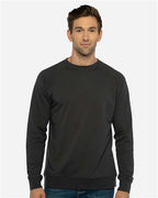 Next Level 9000 - Unisex Laguna Raglan Crewneck Sweatshirt - Graphite Black