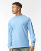 Comfort Colors 6014 - Unisex Garment-Dyed Heavyweight Long Sleeve T-Shirt - Hydrangea