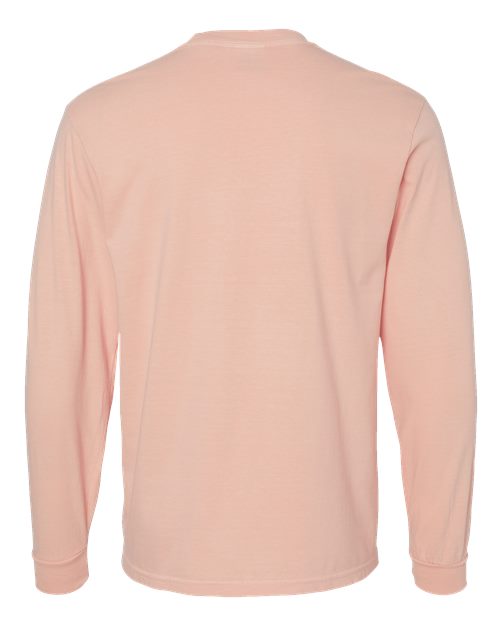 Comfort Colors 6014 - Unisex Garment-Dyed Heavyweight Long Sleeve T-Shirt - Peachy
