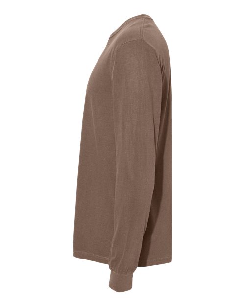 Comfort Colors 6014 - Unisex Garment-Dyed Heavyweight Long Sleeve T-Shirt - Espresso