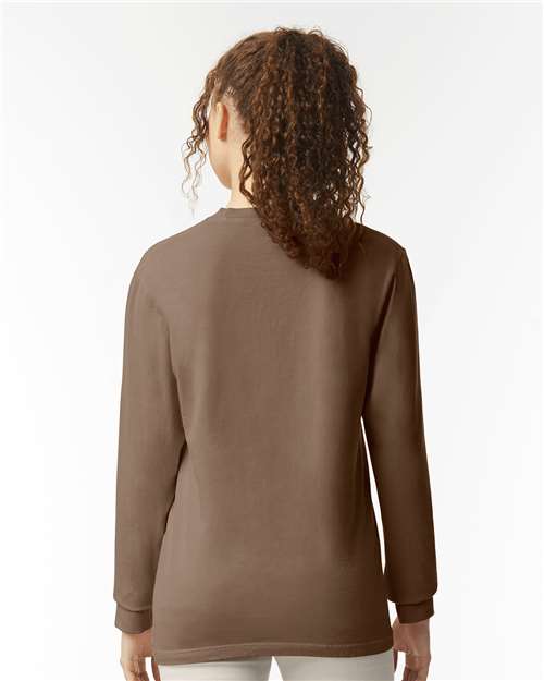Comfort Colors 6014 - Unisex Garment-Dyed Heavyweight Long Sleeve T-Shirt - Espresso