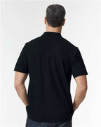 Gildan 64800 - Unisex Softstyle Pique Polo - Black