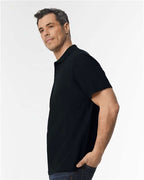 Gildan 64800 - Unisex Softstyle Pique Polo - Black