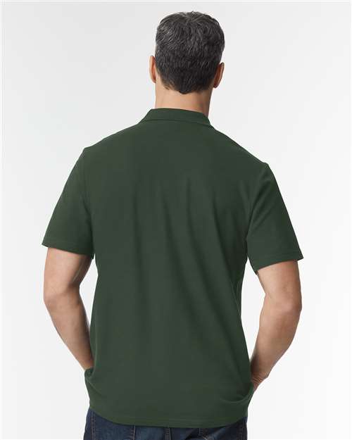 Gildan 64800 - Unisex Softstyle Pique Polo - Forest Green