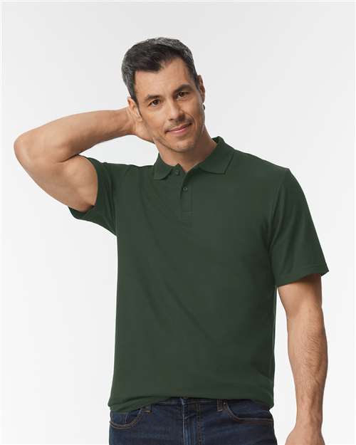 Gildan 64800 - Unisex Softstyle Pique Polo - Forest Green