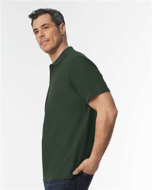 Gildan 64800 - Unisex Softstyle Pique Polo - Forest Green