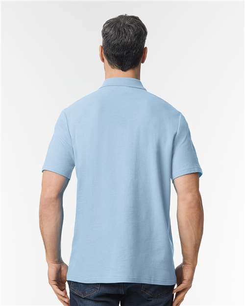 Gildan 64800 - Unisex Softstyle Pique Polo - Light Blue