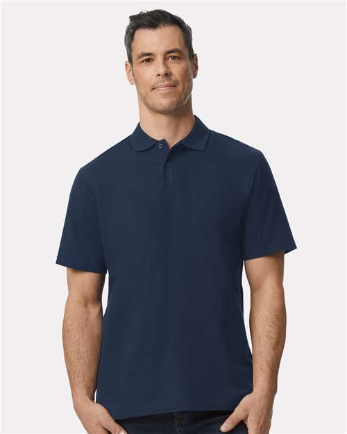 Gildan 64800 - Unisex Softstyle Pique Polo - Navy