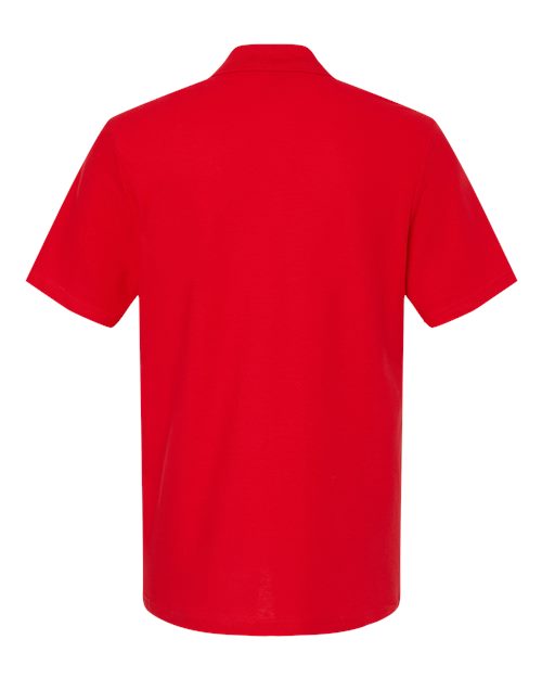 Gildan 64800 - Unisex Softstyle Pique Polo - Red
