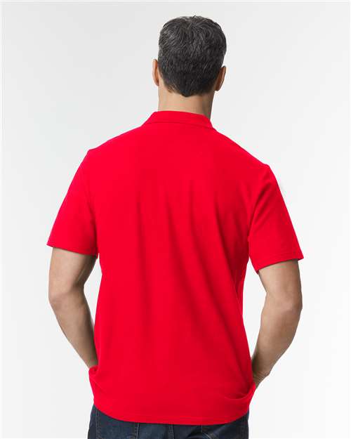 Gildan 64800 - Unisex Softstyle Pique Polo - Red