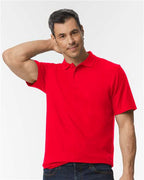 Gildan 64800 - Unisex Softstyle Pique Polo - Red