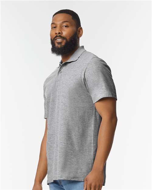 Gildan 64800 - Unisex Softstyle Pique Polo - Sport Grey