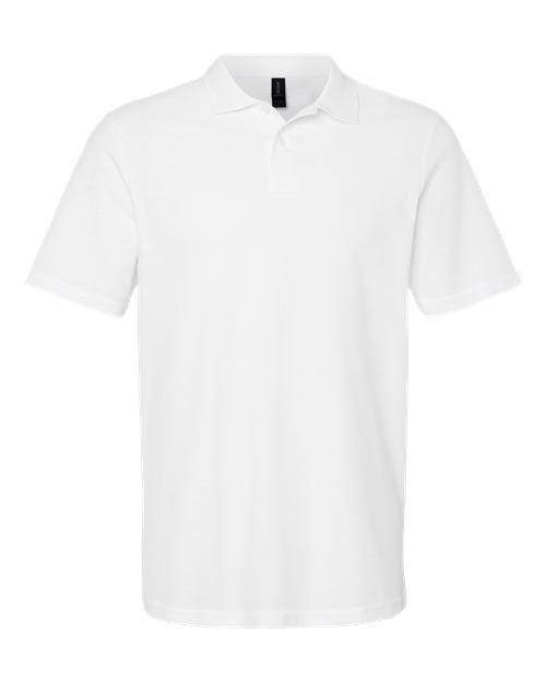 Gildan 64800 - Unisex Softstyle Pique Polo - White