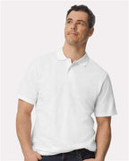 Gildan 64800 - Unisex Softstyle Pique Polo - White