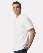 Gildan 64800 - Unisex Softstyle Pique Polo - White