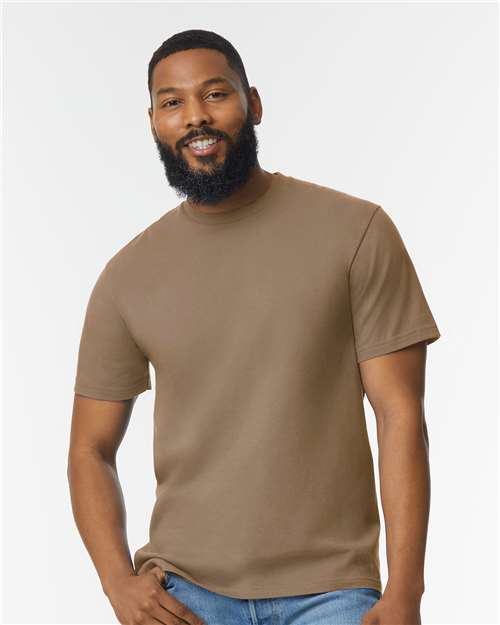 Gildan 65000 - Unisex Softstyle Midweight T-Shirt - Brown Savana