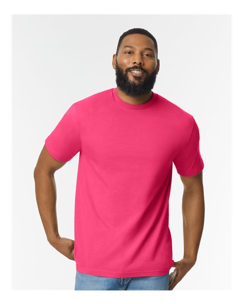 Gildan 65000 - Unisex Softstyle Midweight T-Shirt - Heliconia