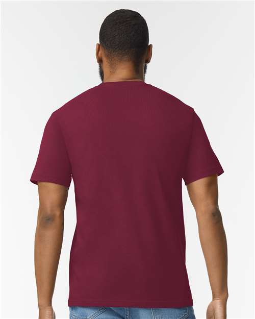 Gildan 65000 - Unisex Softstyle Midweight T-Shirt - Maroon