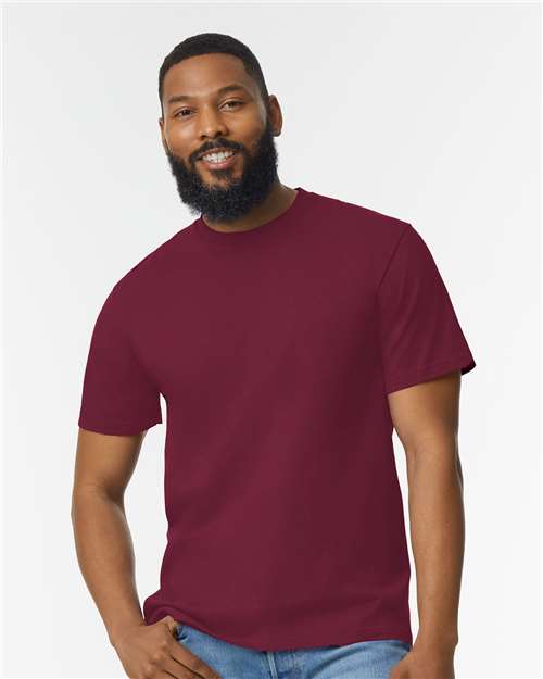Gildan 65000 - Unisex Softstyle Midweight T-Shirt - Maroon