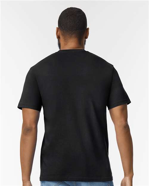 Gildan 65000 - Unisex Softstyle Midweight T-Shirt - Pitch Black