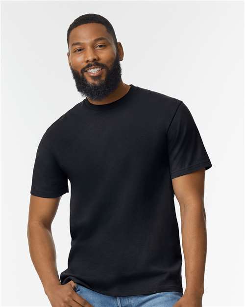 Gildan 65000 - Unisex Softstyle Midweight T-Shirt - Pitch Black