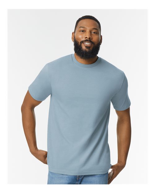 Gildan 65000 - Unisex Softstyle Midweight T-Shirt - Stone Blue