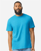 Gildan 64000CVC - Unisex Softstyle CVC T-Shirt - Caribbean Mist