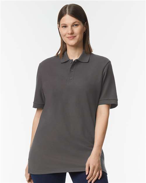 Gildan 85800 - Unisex HammerTM Pique Polo - Charcoal