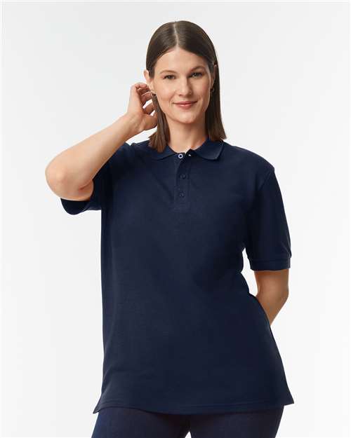 Gildan 85800 - Unisex HammerTM Pique Polo - Navy