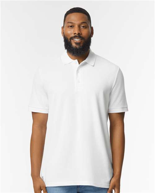 Gildan 85800 - Unisex HammerTM Pique Polo - White