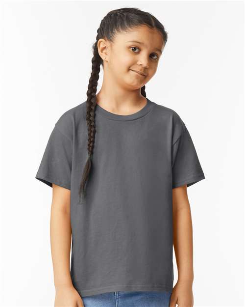 Gildan 64000B - Youth Softstyle T-Shirt - Charcoal