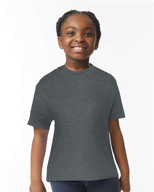 Gildan 64000B - Youth Softstyle T-Shirt - Dark Heather