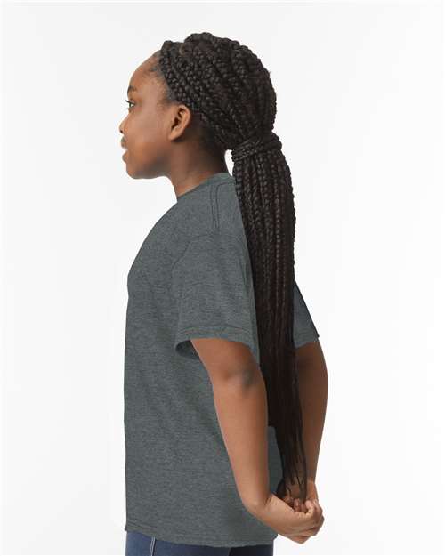 Gildan 64000B - Youth Softstyle T-Shirt - Dark Heather