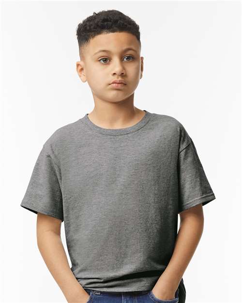 Gildan 64000B - Youth Softstyle T-Shirt - Graphite Heather