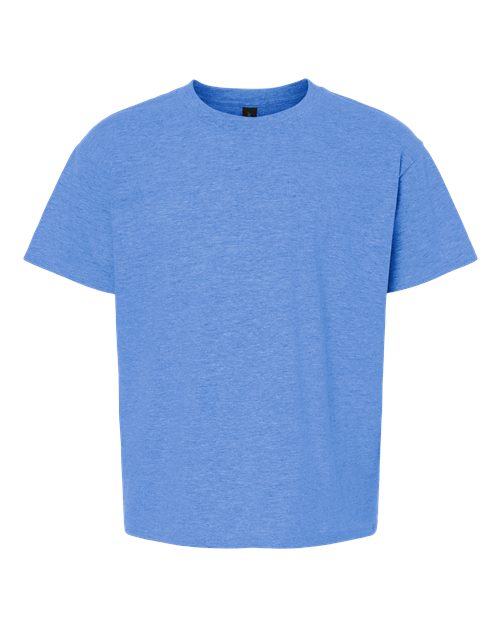 Gildan 64000B - Youth Softstyle T-Shirt - Heather Royal