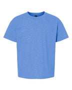 Gildan 64000B - Youth Softstyle T-Shirt - Heather Royal