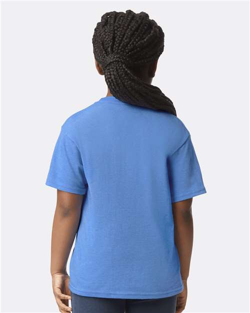 Gildan 64000B - Youth Softstyle T-Shirt - Heather Royal