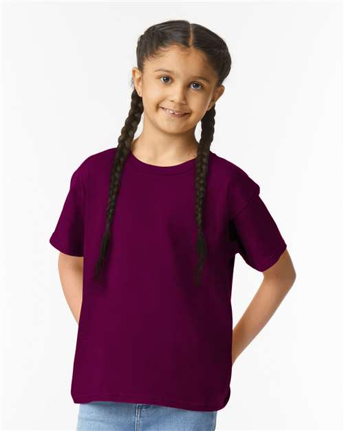 Gildan 64000B - Youth Softstyle T-Shirt - Maroon