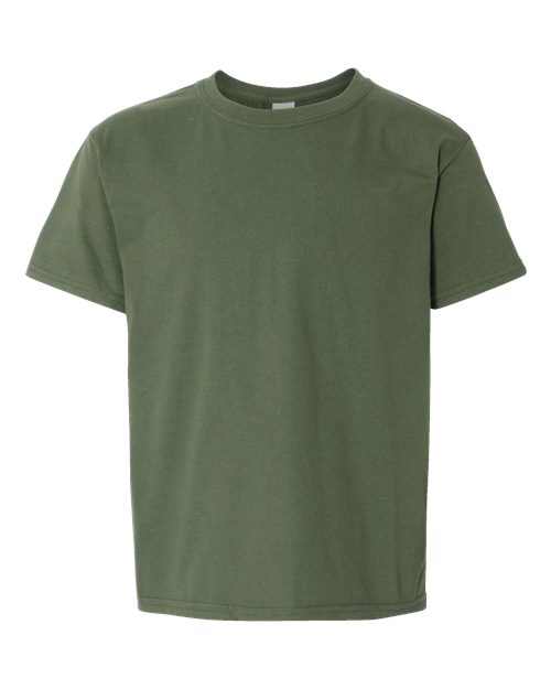 Gildan 64000B - Youth Softstyle T-Shirt - Military Green
