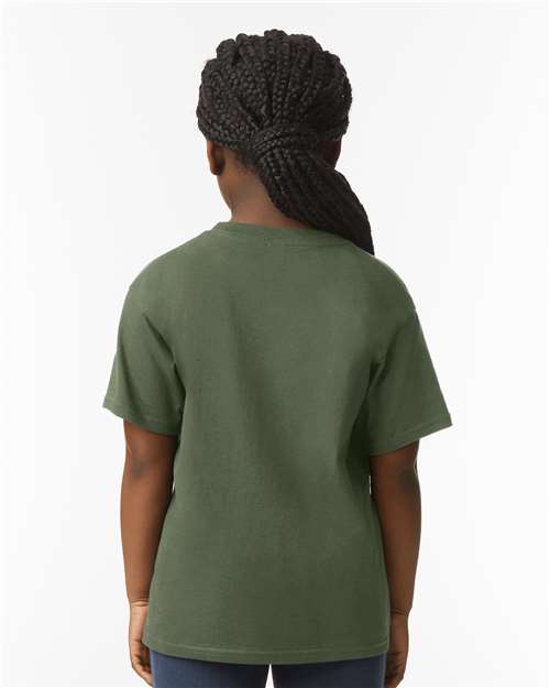 Gildan 64000B - Youth Softstyle T-Shirt - Military Green