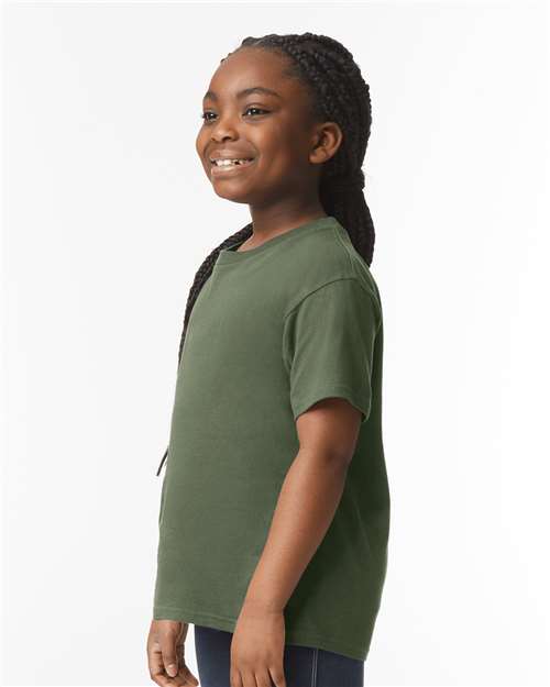 Gildan 64000B - Youth Softstyle T-Shirt - Military Green